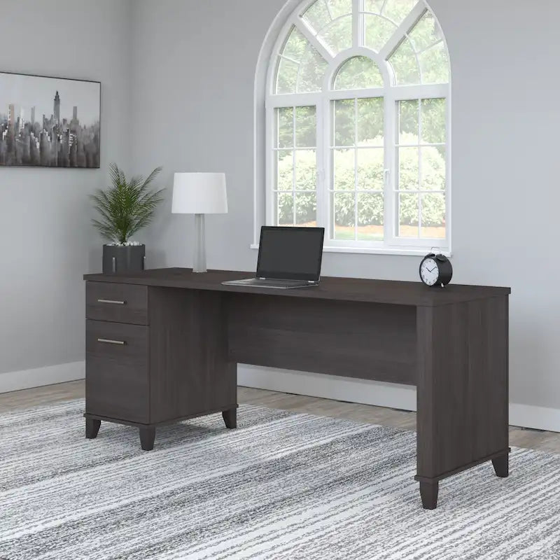 Somerset 72W Office Desk with Storage Drawers