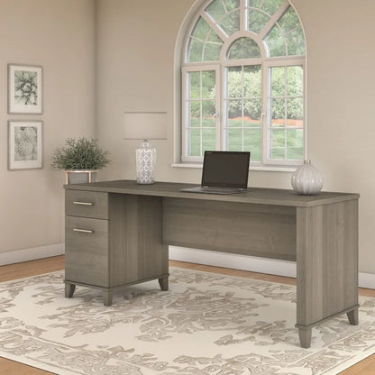 Somerset 72W Office Desk with Storage Drawers