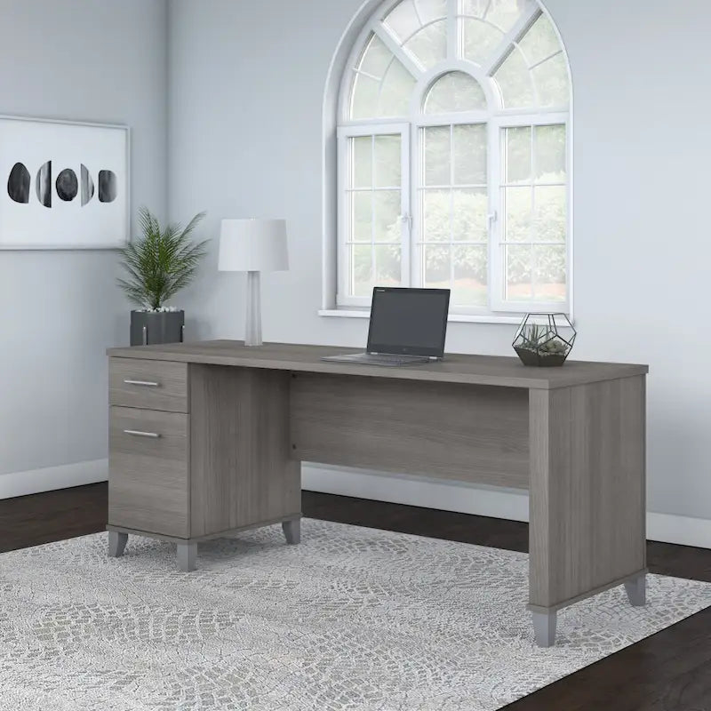 Somerset 72W Office Desk with Storage Drawers