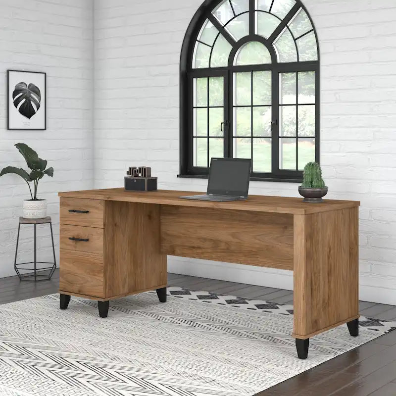 Somerset 72W Office Desk with Storage Drawers