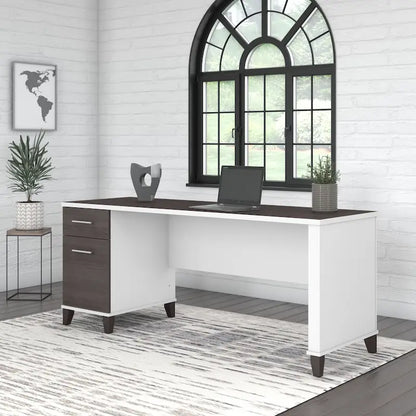 Somerset 72W Office Desk with Storage Drawers