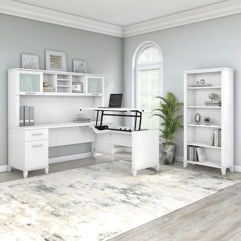Somerset 72W Office Desk with Storage Drawers