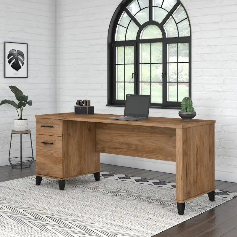 Somerset 72W Office Desk with Storage Drawers