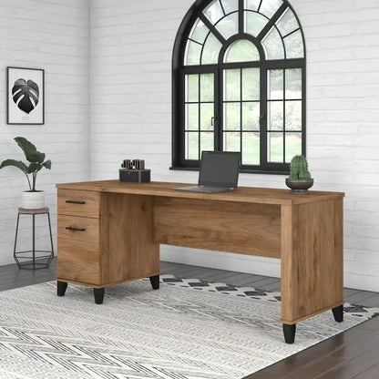 Somerset 72W Office Desk with Storage Drawers