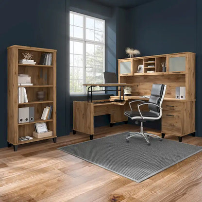 Somerset 72W Office Desk with Storage Drawers