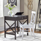 Simple Living X-Frame Farmhouse Wood Desk