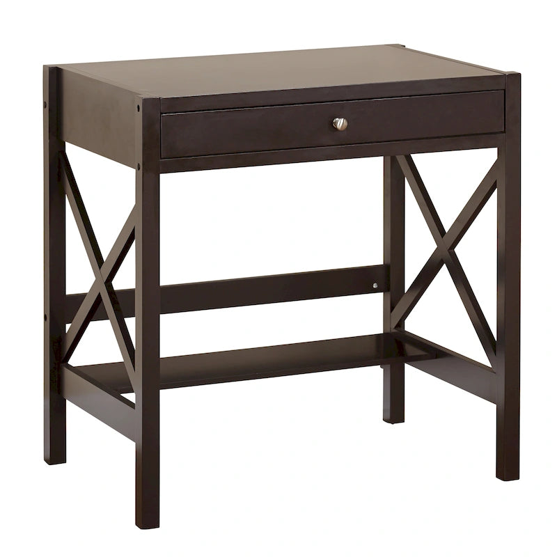 Simple Living X-Frame Farmhouse Wood Desk