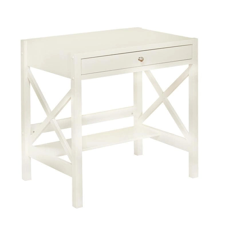 Simple Living X-Frame Farmhouse Wood Desk