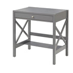 Simple Living X-Frame Farmhouse Wood Desk