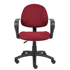 Burgundy Mid-back Ergonomic Task Chair