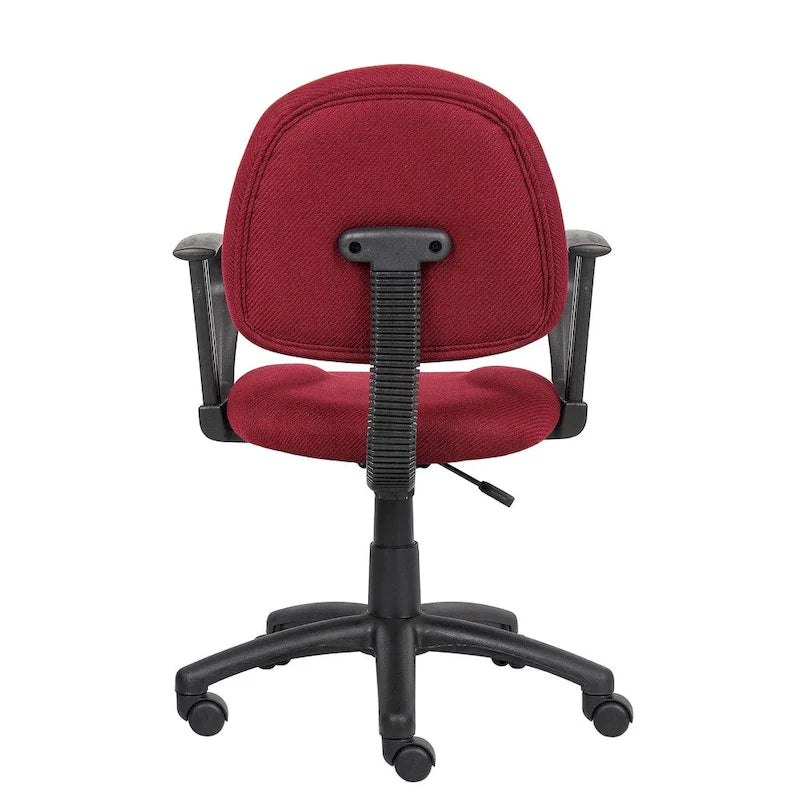 Burgundy Mid-back Ergonomic Task Chair