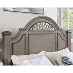 Vame Traditional Grey Wood 5-Piece Poster Bedroom Set by Furniture of America