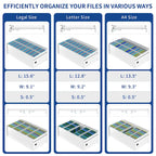 35W 2/3/4-drawer Lateral Locking Steel File Cabinet for A4, Legal, Letter