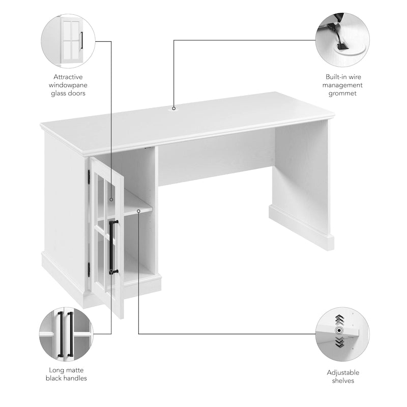 Westbrook 60W Computer Desk with Storage Cabinet by Bush Furniture