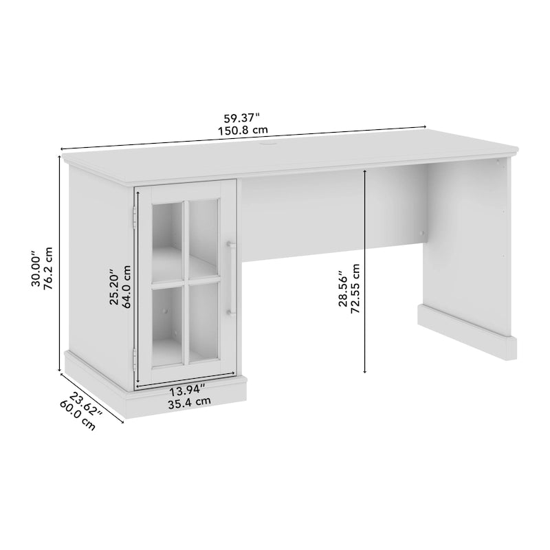 Westbrook 60W Computer Desk with Storage Cabinet by Bush Furniture
