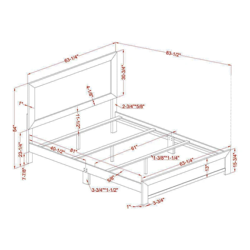 Furniture of America Greer Rustic Walnut Panel Wood Bed