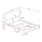 Furniture of America Greer Rustic Walnut Panel Wood Bed