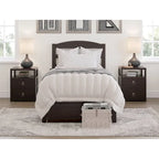 AFI Warren Platform Bed with Foot Drawer and Charging Station