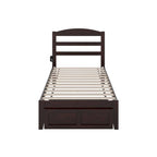 AFI Warren Platform Bed with Foot Drawer and Charging Station