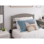 AFI Warren Platform Bed with Foot Drawer and Charging Station