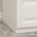 FUFU&GAGA Large Armoire Combo Wardrobes Closet Storage Cabinet White