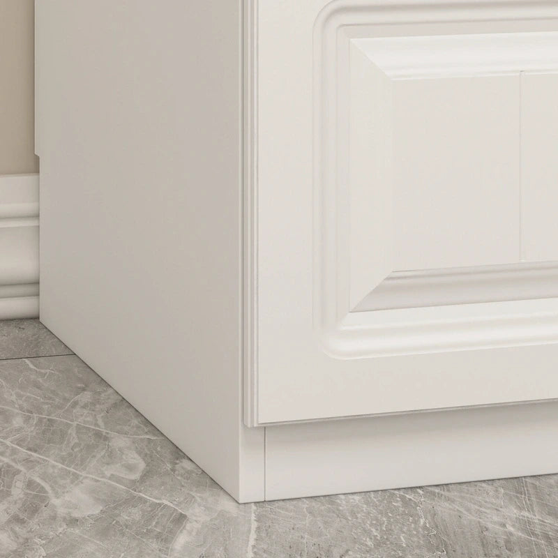 FUFU&GAGA Large Armoire Combo Wardrobes Closet Storage Cabinet White