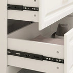 FUFU&GAGA Large Armoire Combo Wardrobes Closet Storage Cabinet White