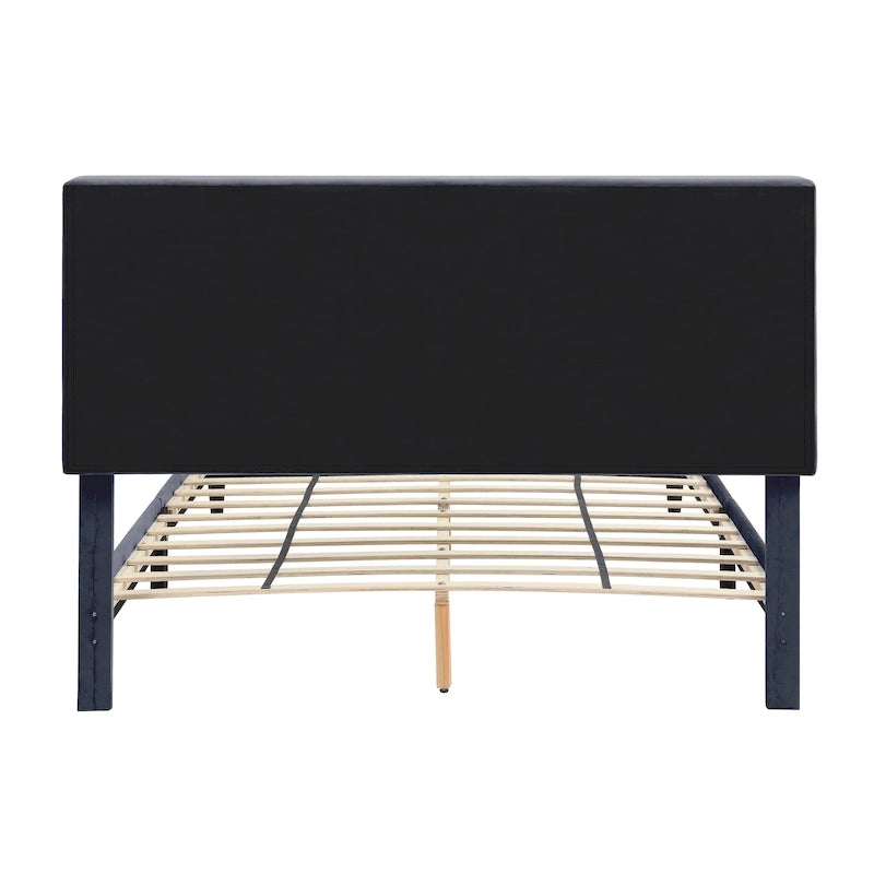 Rosdale Grey Upholstered Storage Bed w/ USBs by Furniture of America