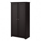 Cabot Espresso Oak Tall Storage Cabinet with Doors - 31.38L x 16.30W x 61.14H