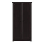 Cabot Espresso Oak Tall Storage Cabinet with Doors - 31.38L x 16.30W x 61.14H