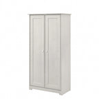 Cabot Espresso Oak Tall Storage Cabinet with Doors - 31.38L x 16.30W x 61.14H