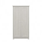 Cabot Espresso Oak Tall Storage Cabinet with Doors - 31.38L x 16.30W x 61.14H
