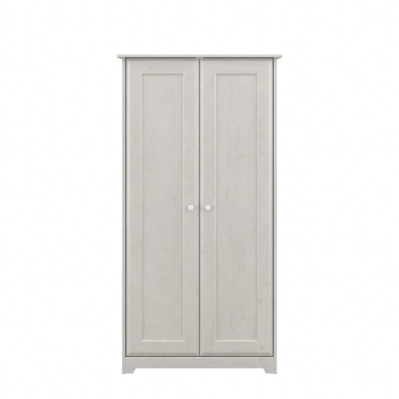 Cabot Espresso Oak Tall Storage Cabinet with Doors - 31.38L x 16.30W x 61.14H