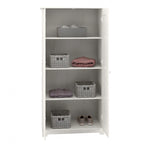 Cabot Espresso Oak Tall Storage Cabinet with Doors - 31.38L x 16.30W x 61.14H