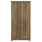 Cabot Espresso Oak Tall Storage Cabinet with Doors - 31.38L x 16.30W x 61.14H