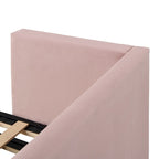 Twin Size Upholstered daybed with Pop Up Trundle, Beige