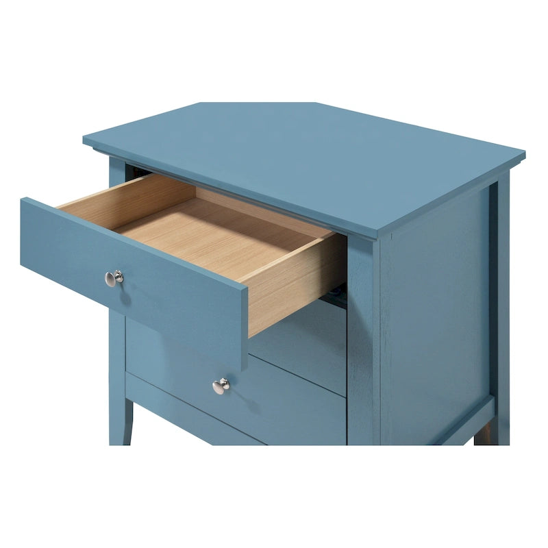 Hammond 3-Drawer Nightstand (26 in. H x 24 in. W x 18 in. D)