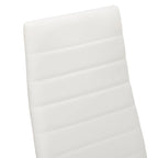 Stripping Texture High Backrest Dining Chairs Set of 4