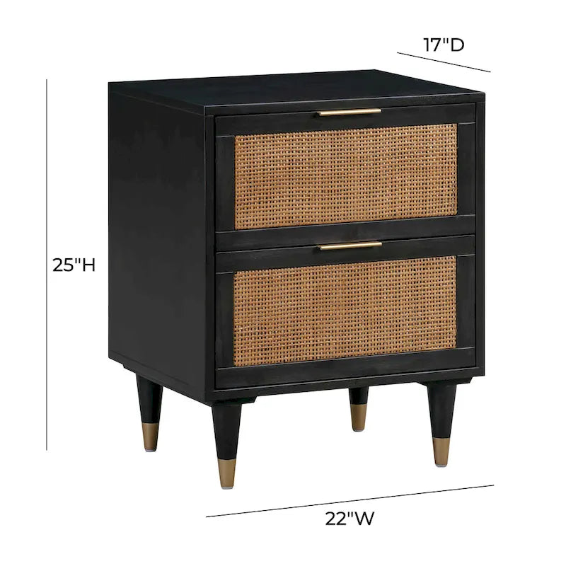 Sierra Cane Nightstand