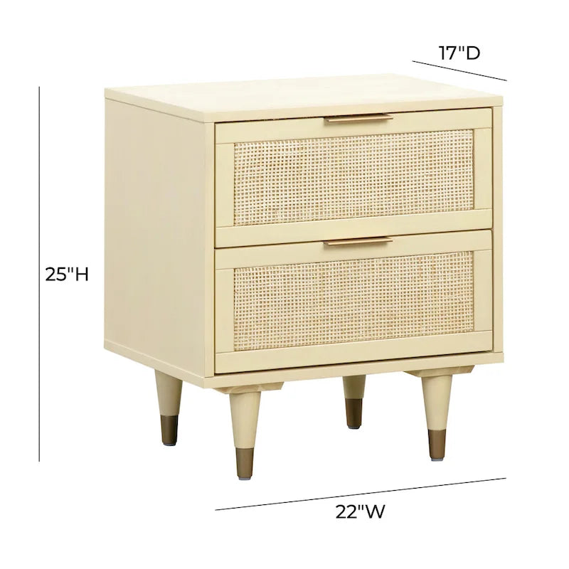 Sierra Cane Nightstand