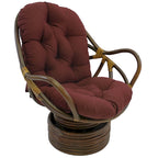 48-inch by 24-inch Twill Indoor Seat/Back Rocker Cushion (Cushion Only) - 48 x 24