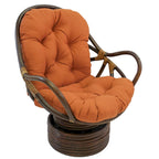 48-inch by 24-inch Twill Indoor Seat/Back Rocker Cushion (Cushion Only) - 48 x 24