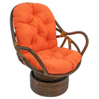 48-inch by 24-inch Twill Indoor Seat/Back Rocker Cushion (Cushion Only) - 48 x 24
