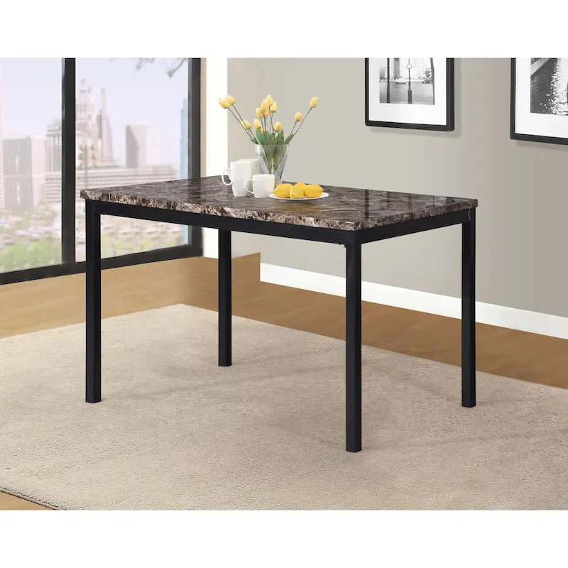 Roundhill Furniture Citico Metal 5-PC Dinette Set