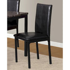 Roundhill Furniture Citico Metal 5-PC Dinette Set