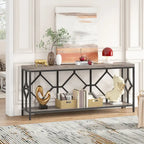 70.9 Inche Extral Long Console Sofa Accent Table for Entryway Living Room