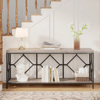 70.9 Inche Extral Long Console Sofa Accent Table for Entryway Living Room