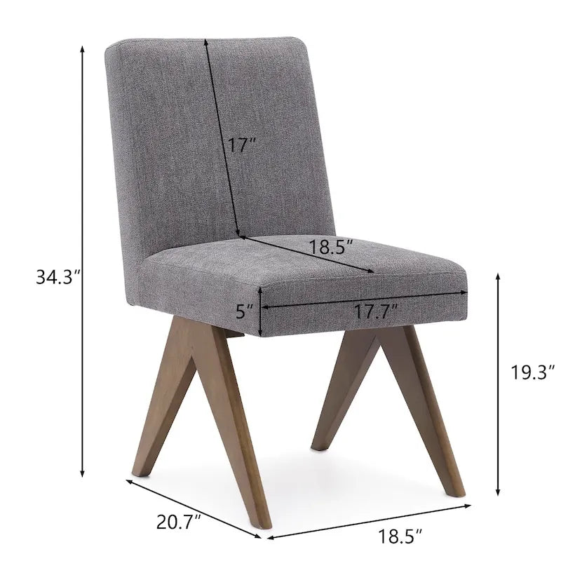 Mid Century Modern Dining Chair (Set of 2)