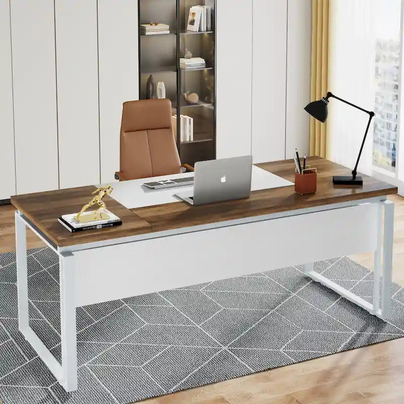 63 Modern Executive Computer Desk, 5FT Home Office Desk (Only Desk)
