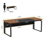 63 Modern Executive Computer Desk, 5FT Home Office Desk (Only Desk)